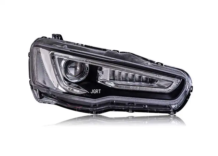 2 шт. светодиодный фары для Mitsubishi Lancer-ex 09-16 Автомобильный светодиодный фонарь двойной ксеноновый Объектив Автомобильные аксессуары дневные ходовые огни