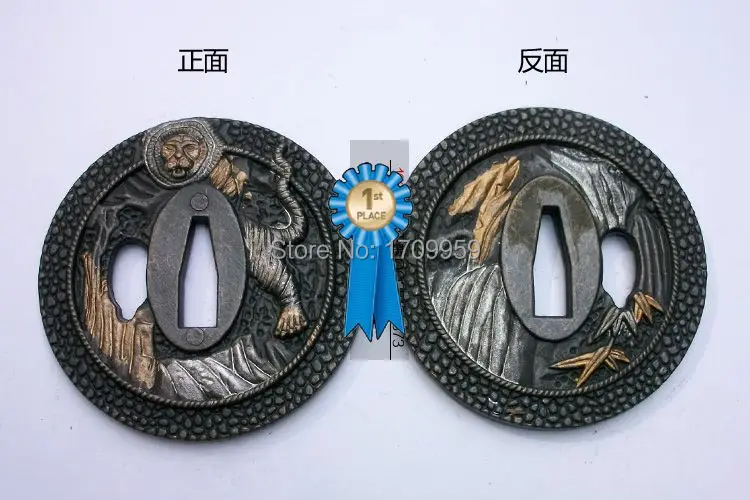 Хороший Сплав Tsuba Handguard для японского самурая Катана вакизаши Танто аксессуары для мечей ручной работы
