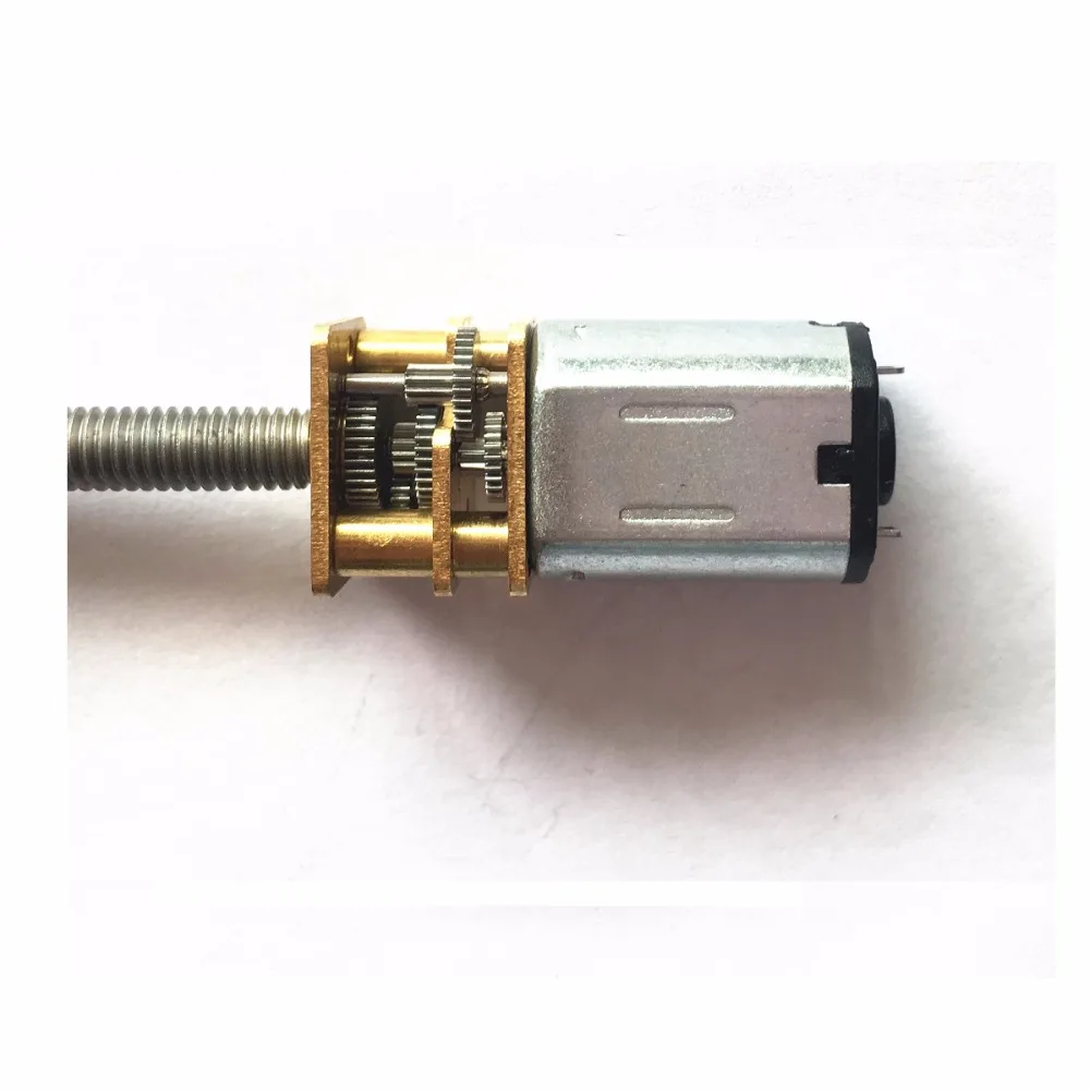 GA12 N20 DC мотор редуктор 3V6V12V маленький двигатель M4 длинный винт низкая скорость