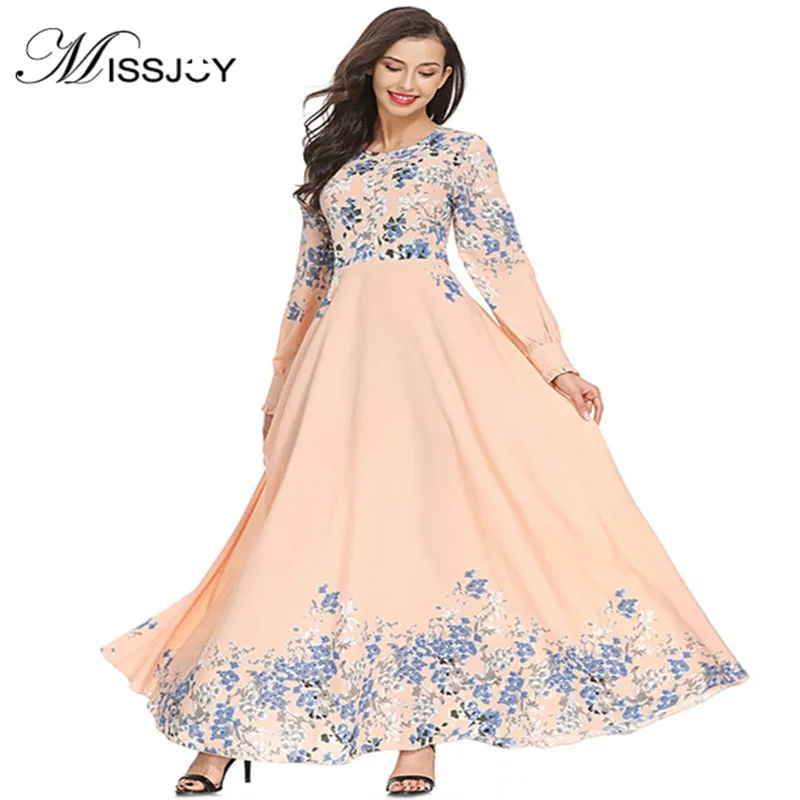Женское платье MISSJOY элегантное облегающее трапеция в мусульманском стиле Абая