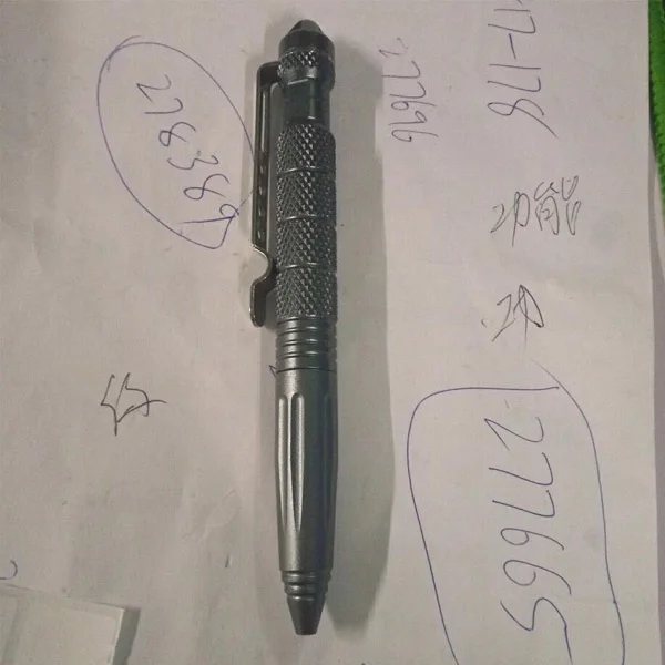 DH001H Персональный защитный выдвижная ручка тактическая ручка карандаш, с функцией письма - Цвет: DH001H