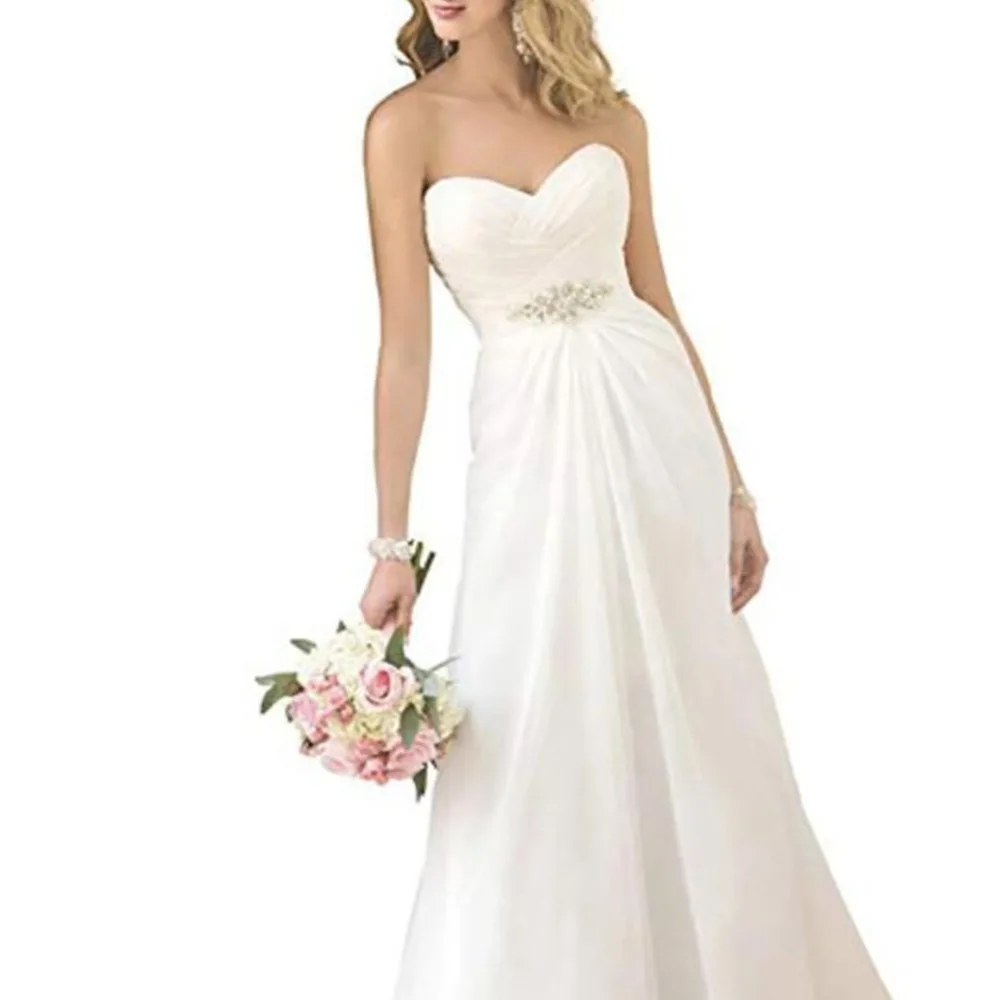 Vestido de noiva сексуальное кружевное пляжное свадебное платье с Боковым Разрезом, новинка, свадебное платье с круглым вырезом на заказ