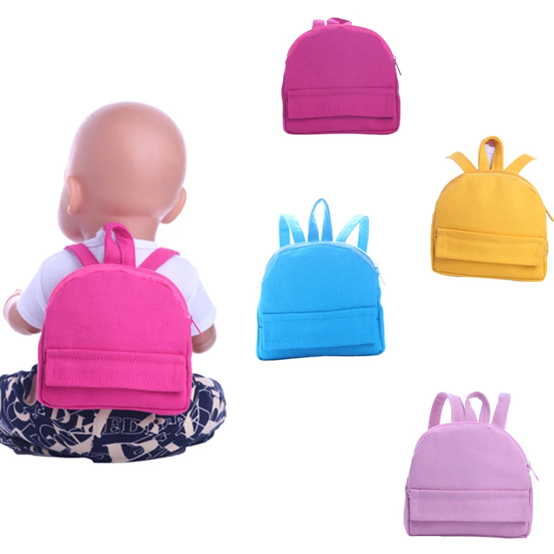 Лидер продаж маленькая школьная сумка LUCKDOLL размер 18 дюймов 43 см аксессуары для