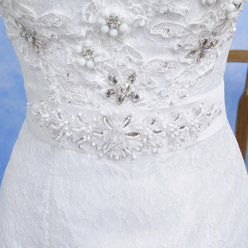 Vestido de noiva sereia свадебное платье реальные фотографии белое кружевное дешевое