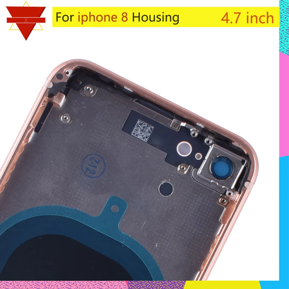 Оригинальное качество для IPhone 8 задняя крышка корпуса средняя рамка Корпус
