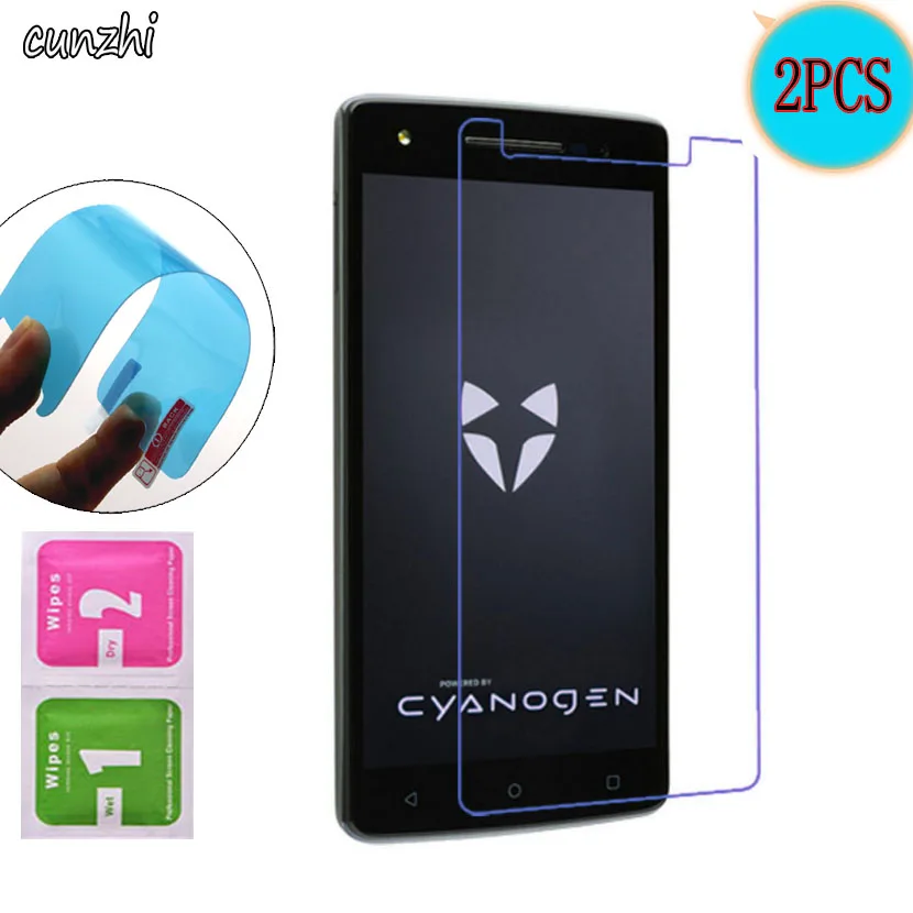 2 шт. для Wileyfox SparkX Ультра прозрачная мягкая нано Взрывозащищенная защитная пленка