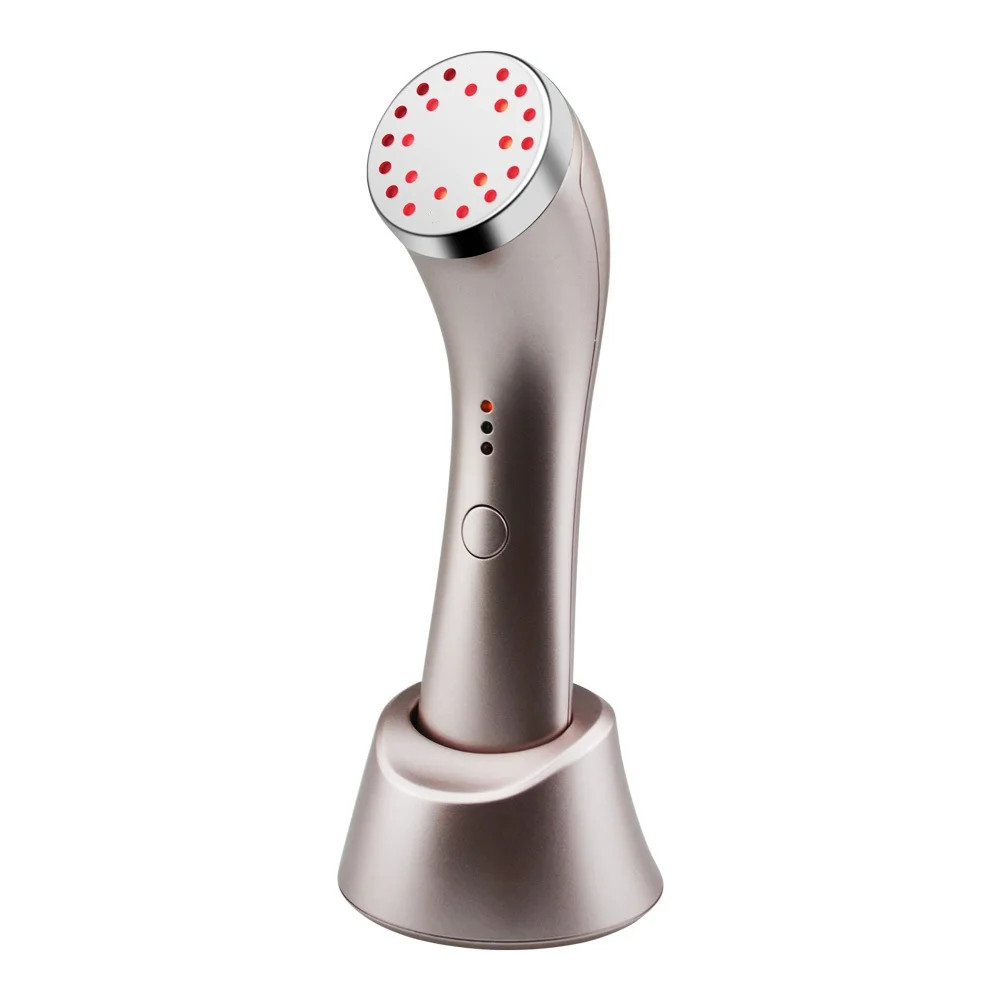 Meilleur Appareil De Massage De Beauté 3 En 1 Pour Le Visage, Spa, Chauffage, Infrarouge, Rouge, Led Photon, Thérapie à La Lumière, Infusion De Nutriments, Raffermissement Du Visage