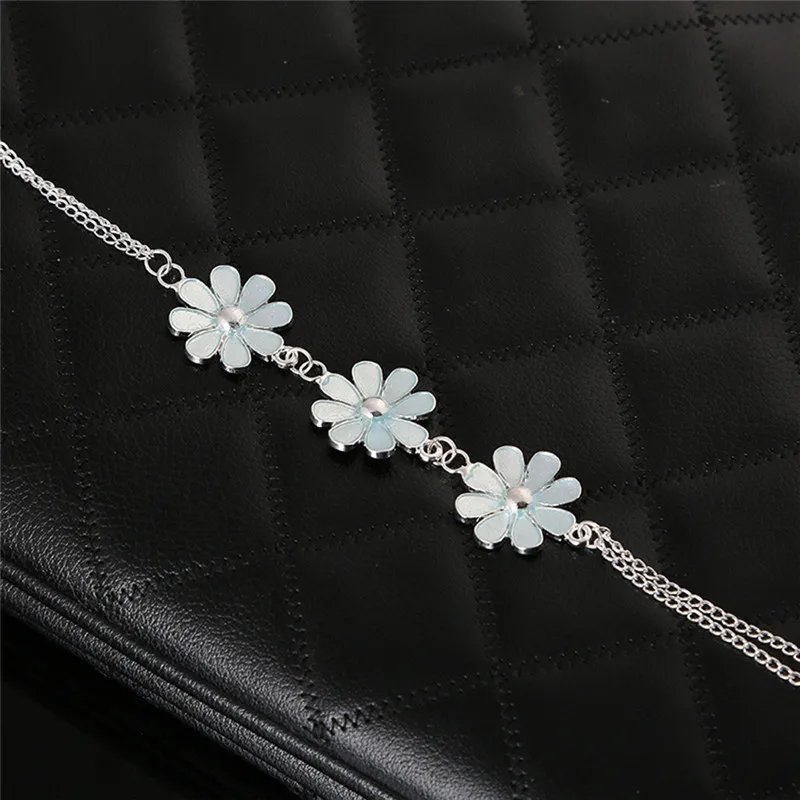 Romad Luminous Heart Star Pendant Anklets For Women Trendy Ankle Bracelets Sandal Sexy Beach Leg Chain Jewelry | Украшения и