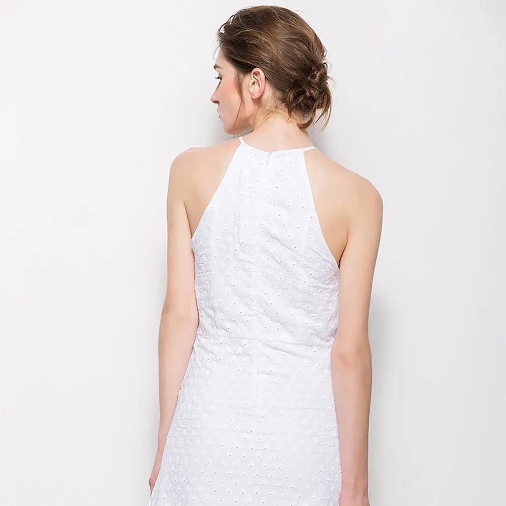 Женское платье элегантное хлопковое сексуальное с запахом летние модные