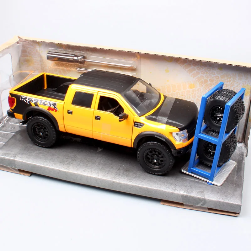 1/24 Jada 2011 Ford F-150 SVT Raptor Lobo pickup Diecasts& Toy Vehicles van metal масштабная модель автомобиля игрушка миниатюры для мальчиков