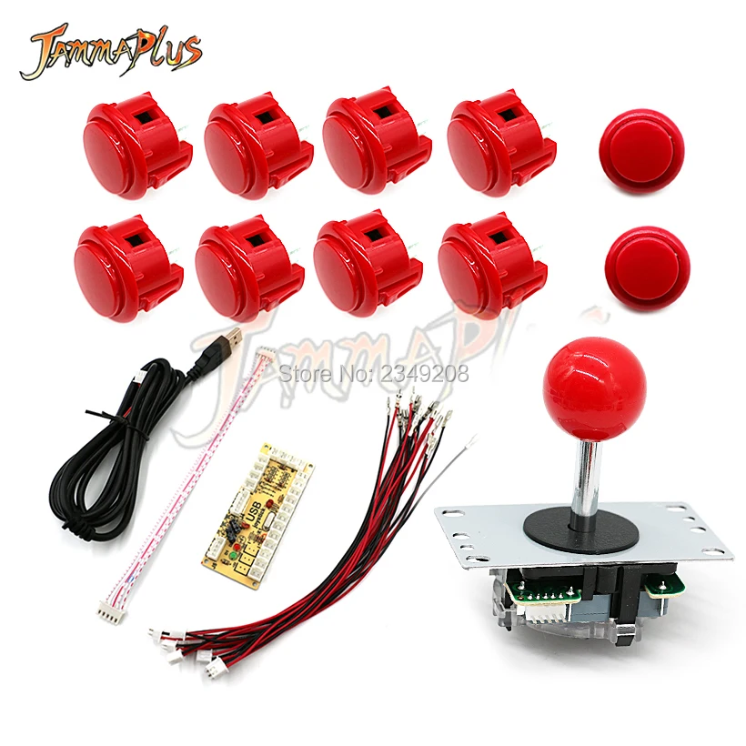 Аркадная игра с нулевой задержкой набор запчастей для ПК и Raspberry Pi 1/2/3 5-контактным