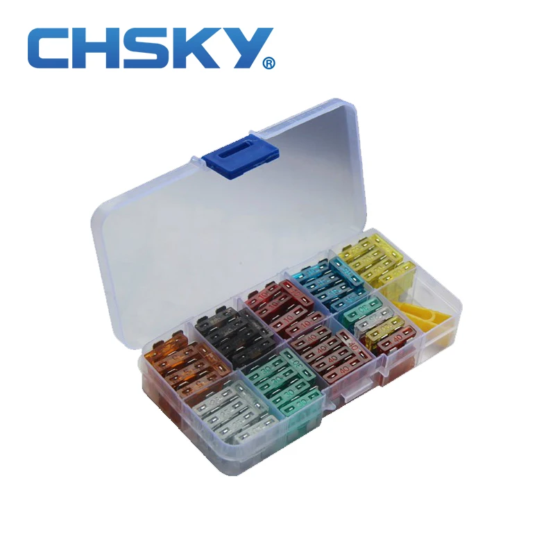 CHSKY 80 шт. ATC предохранитель для автомобиля 5A 7.5A 10A 15A 20A 25A 30A 40A предохранители лодки
