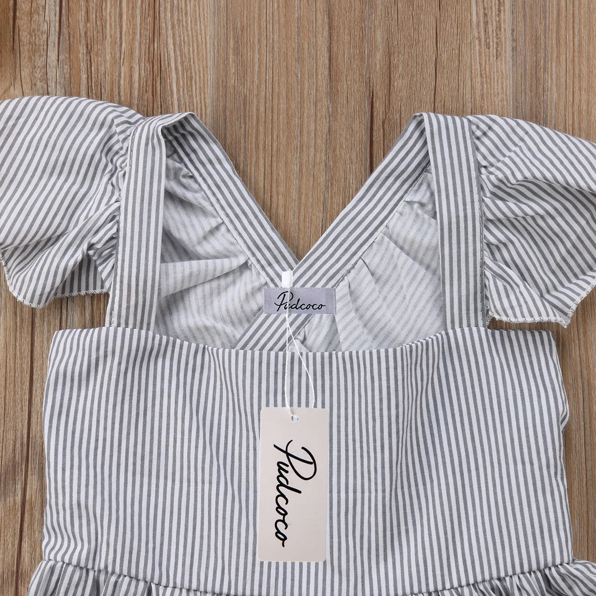Summer Toddler Baby Girls Party Dress Cotton Striped Sundress Fancy Princess Clothes Age 0-3Y | Детская одежда и обувь