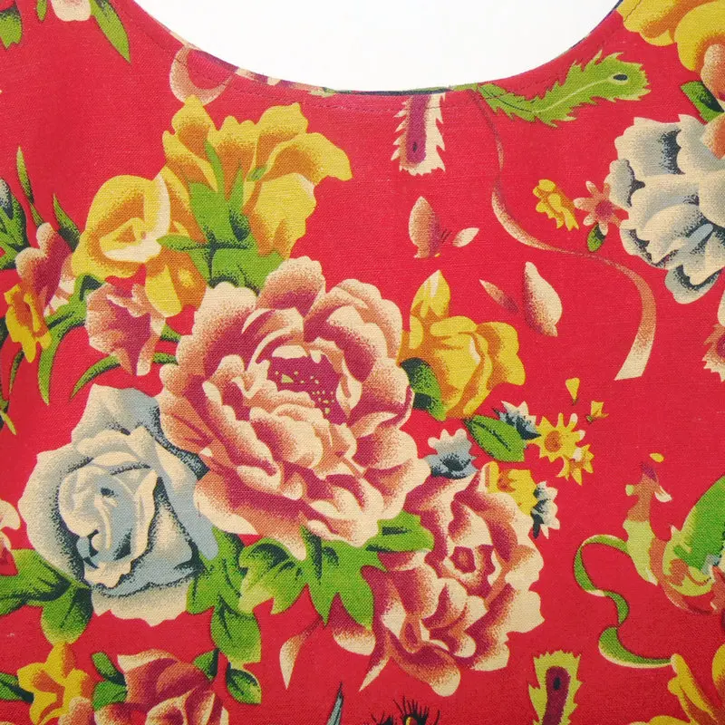 Женская свободная майка в этническом национальном китайском стиле с круглым