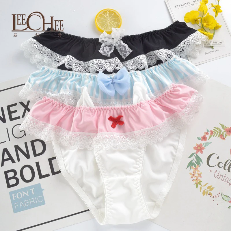

New Japanese anime cartoon two yuan COS maid girl underwear students milk silk ladies underwear
