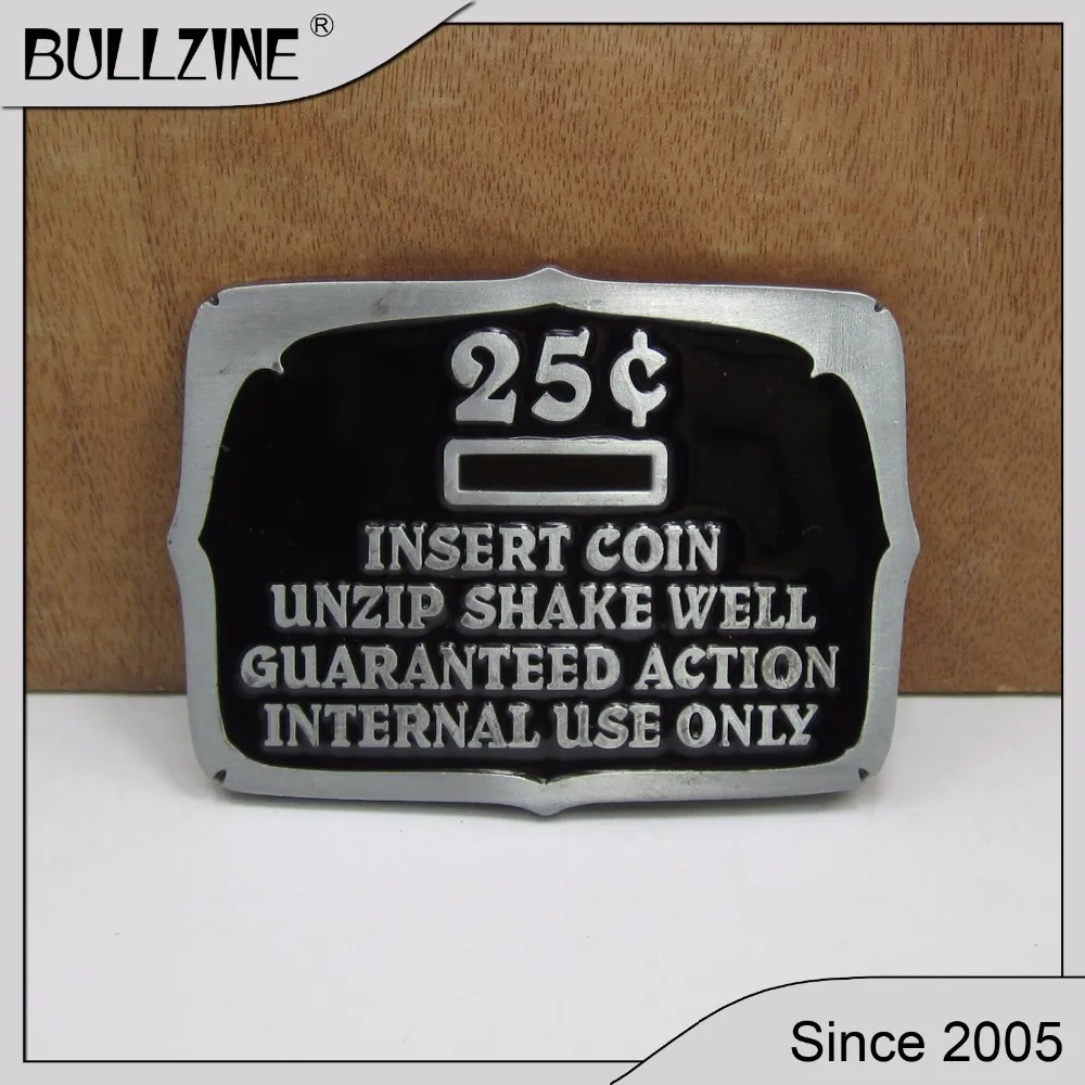 Модная Пряжка для монет Bullzine с оловянной отделкой FP-02793-1 подходит для ремня шириной 4 см