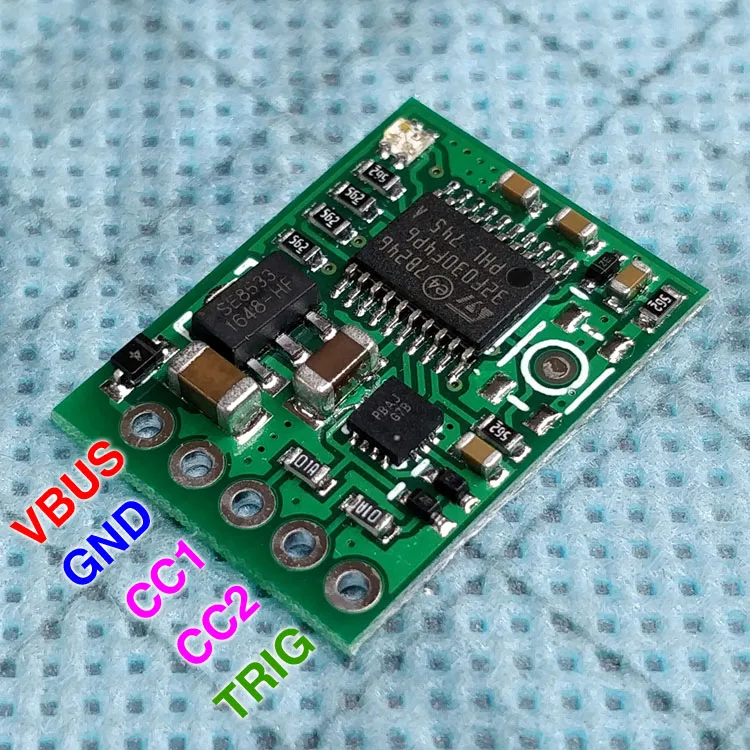 ZY12PDS Type C детектор для быстрой зарядки с USB разъемом поворотом PD2.03.0|Запчасти