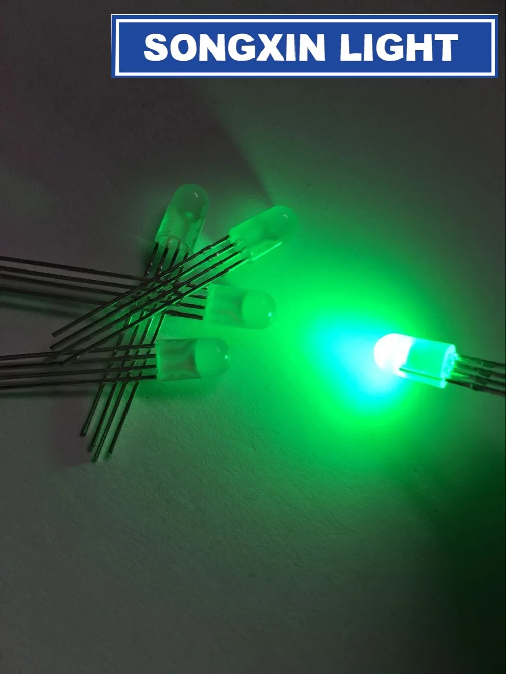 20 шт 5 мм светодиодный общий анод RGB светоизлучающий диод