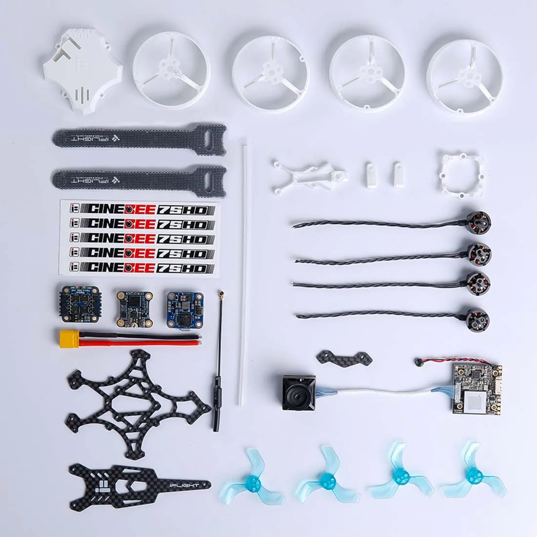 Гоночный Дрон IFlight CineBee 75HD 2-4S sucex F4 Tower 12A 4в1 ESC VTX FPV 1080P Turtle V2 для 75 мм квадрокоптера BWhoop PNP BNF