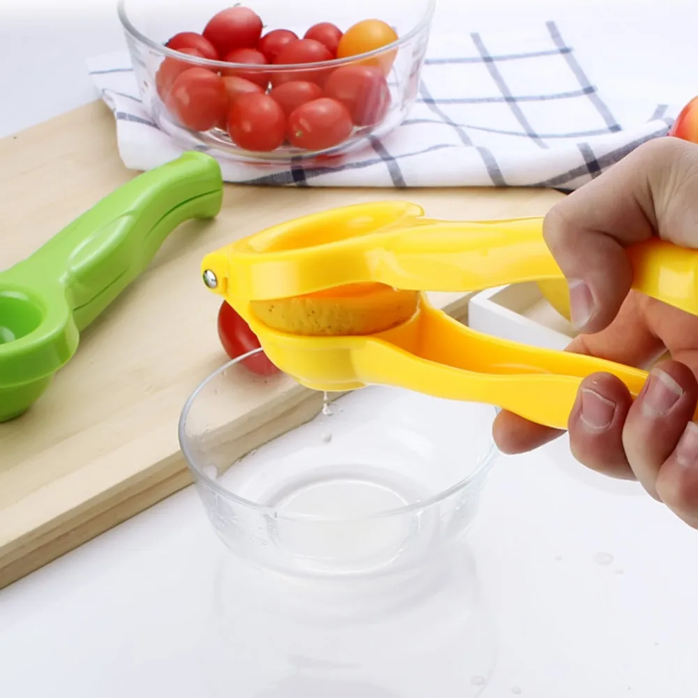 1 шт Пластиковые полезный пресс для выжимки лимона Ручной Ручная Соковыжималка