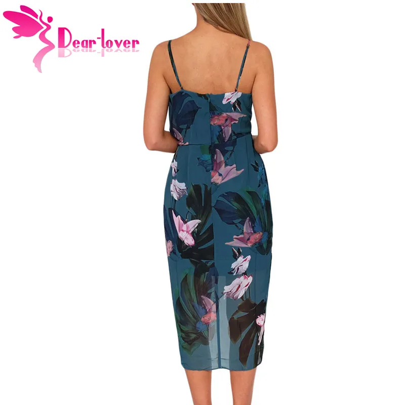 Dear Lover новые модные женские летние повседневные миди платья без рукавов