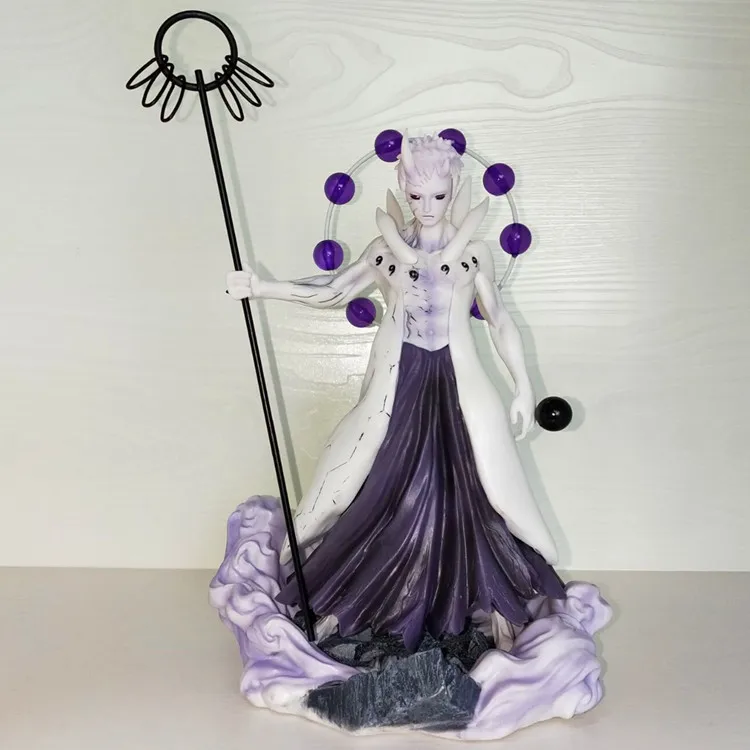 Комиксы Аниме Наруто Uchiha Madara ootuki Hagoromo Rikudo Sennin Uzumaki Naruto State Figure Model Toys 28 см|Игровые