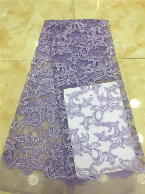 African Wine Lace Fabrics Velvet Net With Sequins Dresses For Women Nigeriane Yellow wine pink sky blue grey | Дом и сад