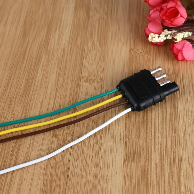 4 контактный штекер стандарта США комплект плоских жгутов проводов для