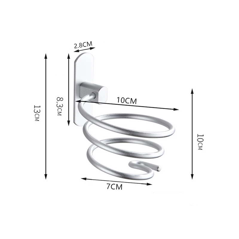 Органайзер для бытовой фены держатель стойка настенный ванная комната фен