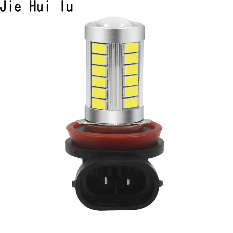 1 шт. супер белый 6500K 5630 33SMD 33 SMD светодиодный H8/H11 противотуманный светильник 12V DC Автомобильная Лампа грузовик красный