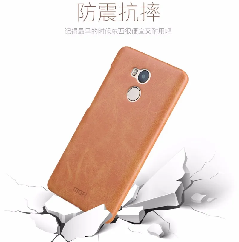 Чехол Mofi для Xiaomi Redmi 4 Prime, Роскошный чехол из искусственной кожи для Xiaomi Redmi 4A, противоударный защитный чехол
