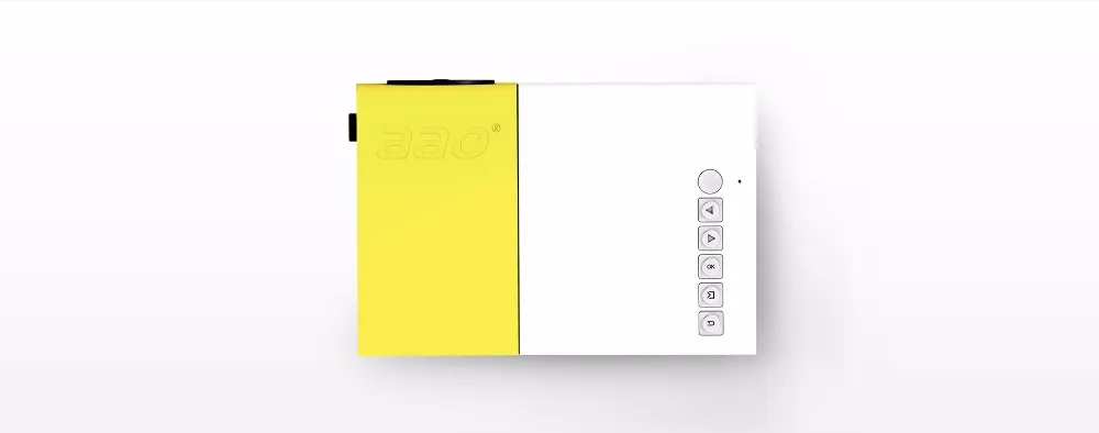 Y300 светодиодный портативный проектор 500LM 3,5 мм 320x240 пикселей HDMI USB Мини проектор домашний медиаплеер