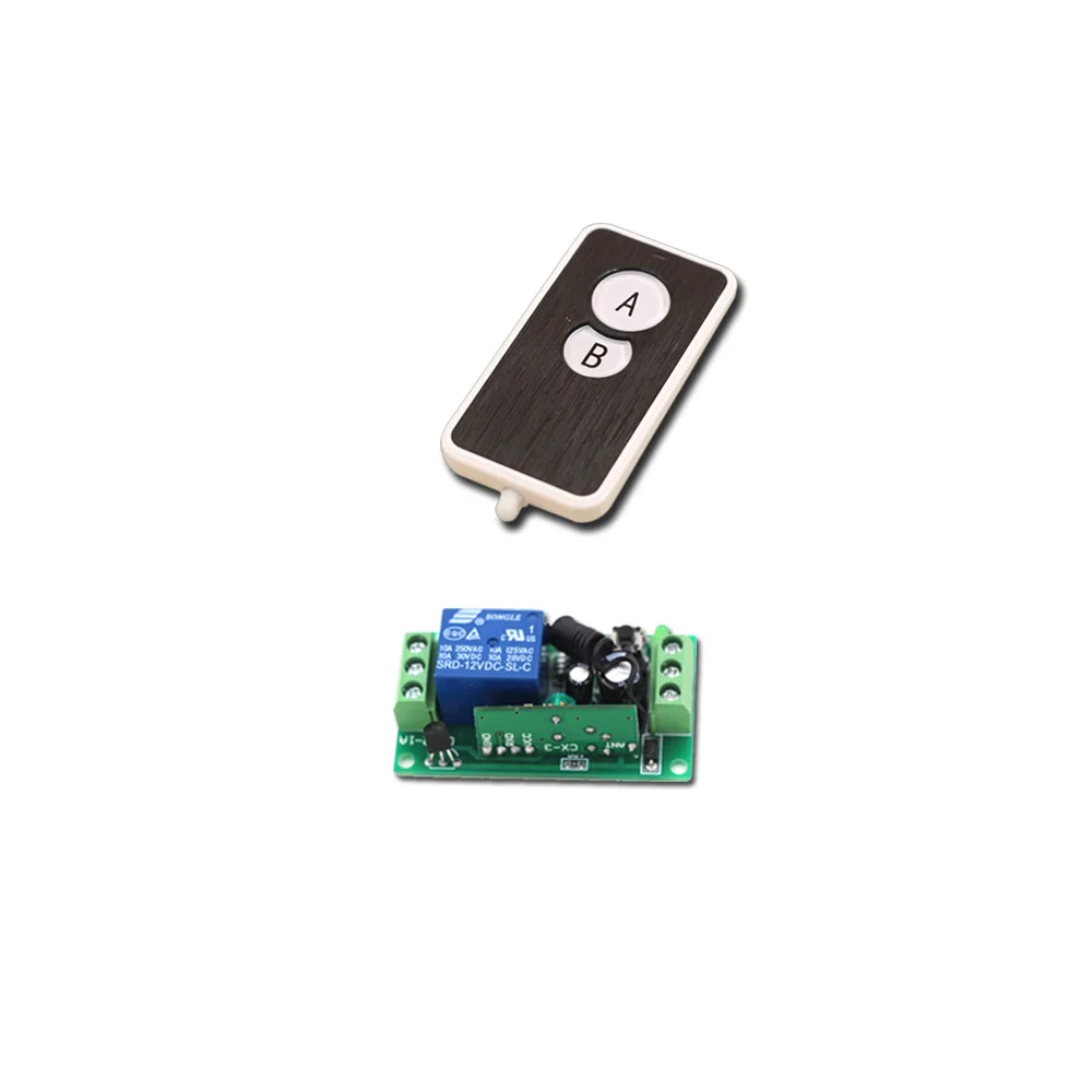 Низкая цена DC 9V 12V 24V 1 CH 1CH RF беспроводной переключатель системы дистанционного