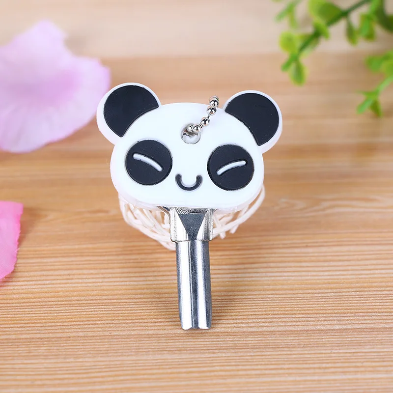 10 шт. Kawaii милый мультфильм животных силиконовый для ключа автомобиля крышки Дети партии сувениры пакет для подарка на день рождения Pinata наполнитель Мультяшные брелоки