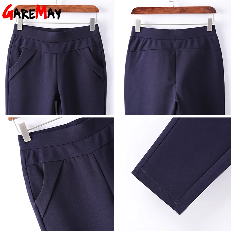 GAREMAY 6XL плюс Размеры Для женщин брюки Высокая Талия офисные карандаш для