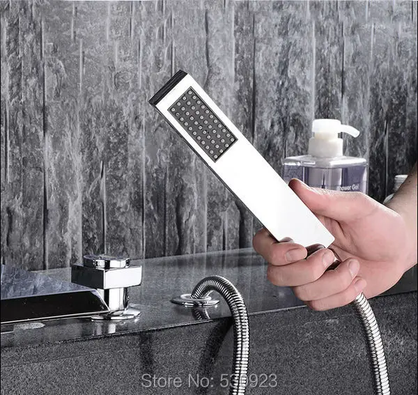 Смеситель для ванной комнаты 5 шт. хромированный смеситель с ручной душевой