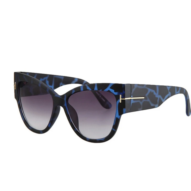 Глаза Кошки Солнцезащитные очки модные женские туфли плоской верхней