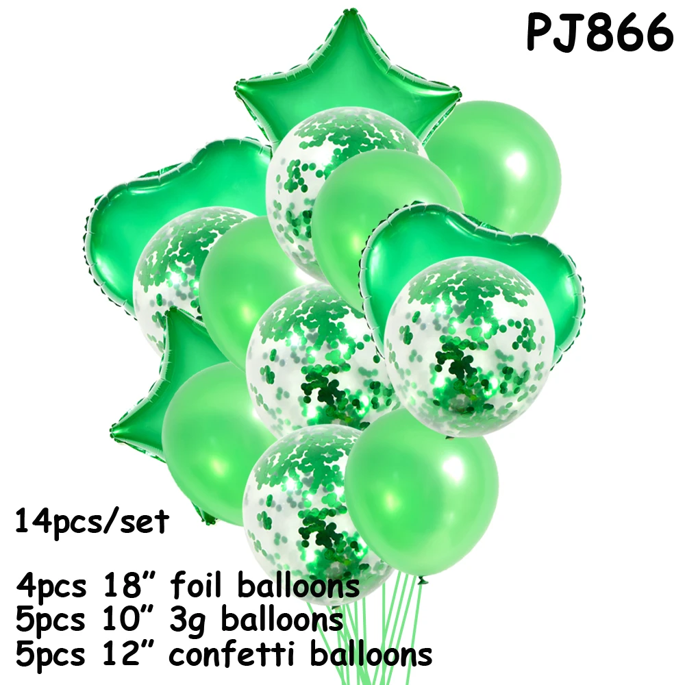 Baloons PJ866 Джунгли воздушный шар динозавр украшение для торта на день рождения на тему "Лошадки карусели" вечерние украшения Детские шары животные вечерние украшения свадебные шары школьные принадлежности - Цвет: Baloons PJ866