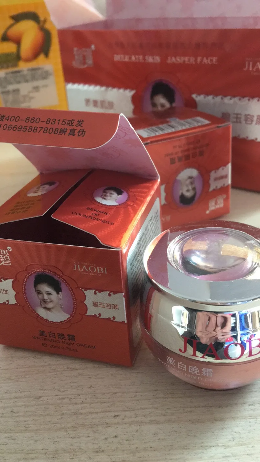 Hongkong JiaoBi Jiaobiyan отбеливающий крем ночной крем веснушки бесплатно