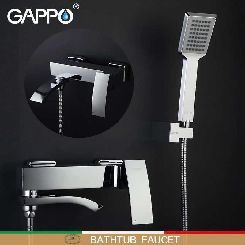 

GAPPO shower faucet bathroom Brass Faucets mixer waterfall bathtub Tap bathtub wall mounted shower mixer faucets