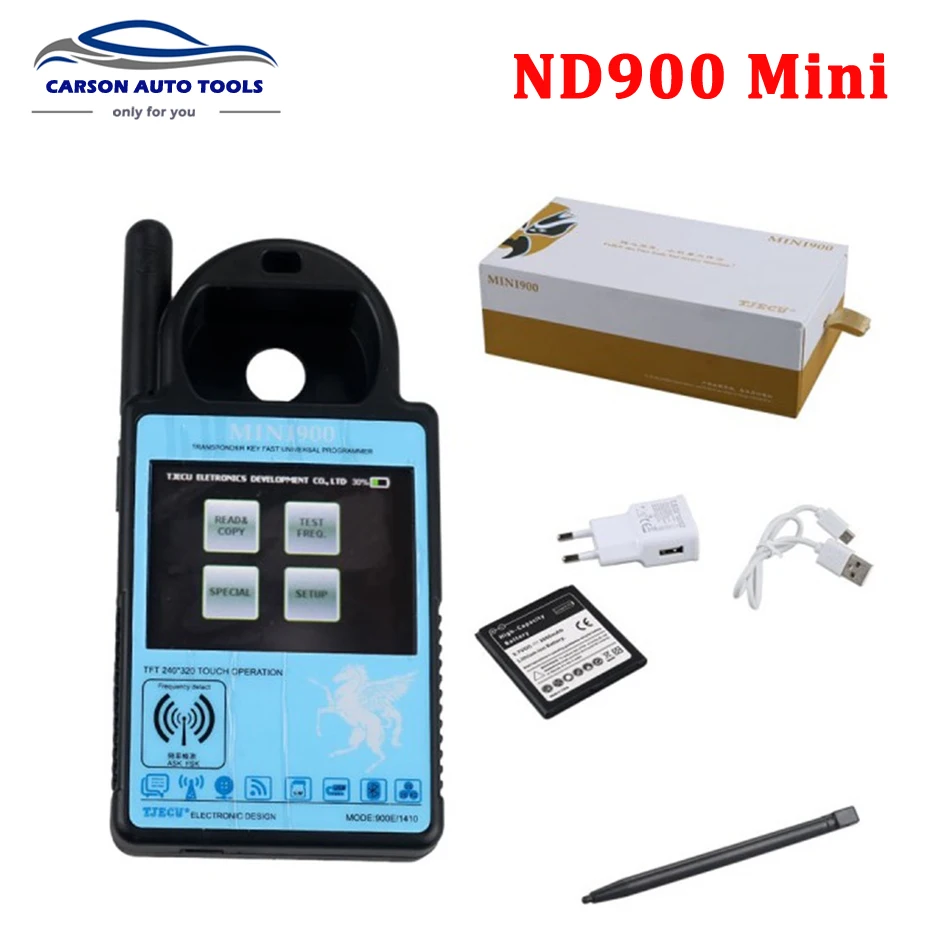 

New MINI ND900 Hand-Held Key Programmer Support 4C 4D 46 G Chip Update Online Same Function As Mini CN900