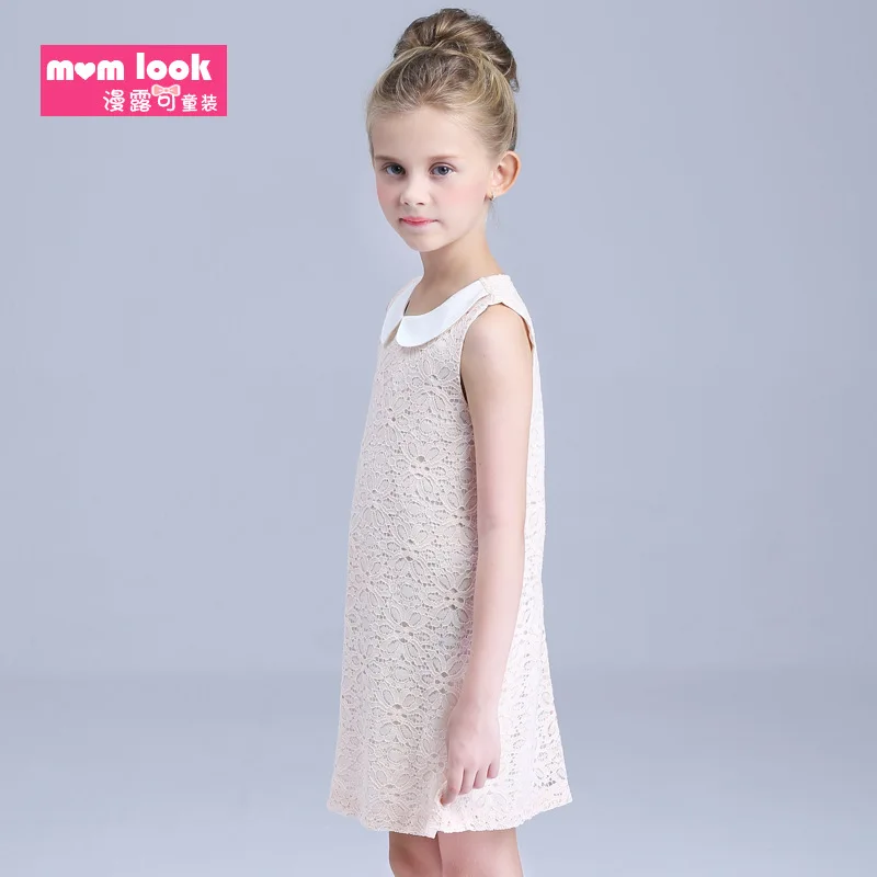 girls clothes dress 1250X0516O A special offer summer Kids Girls cotton sleeveless Korean princess on behalf of a child | Детская одежда