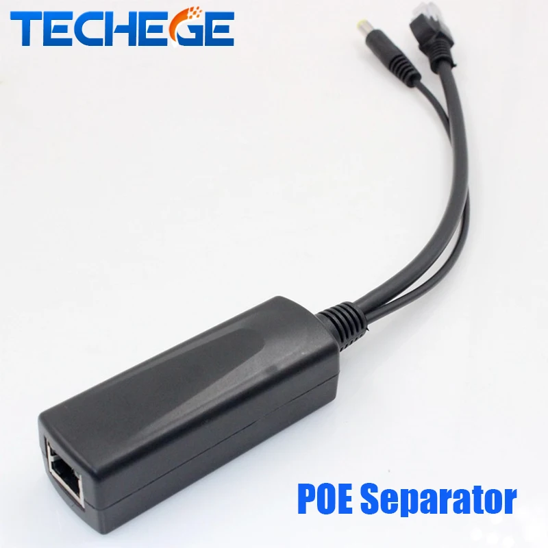 POE сепаратор PoE Модуль Кабель сплиттер блок питания 12V комбинированный IP камера CCTV