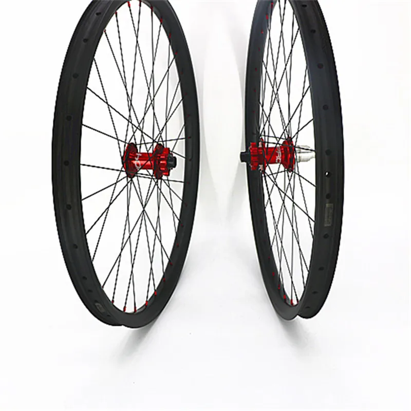 29er carbon disc mtb wheels tubeless AM 33x30mm internal 26mm asymmetry wheelse 29 100 hope 4 boost 110 148 | Спорт и развлечения