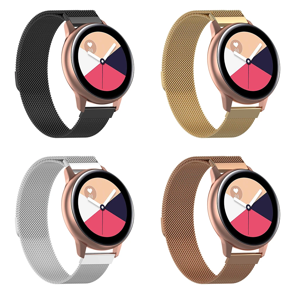 Для samsung Galaxy Watch Active R500 сменные часы на магнитном ремешке браслет запястье