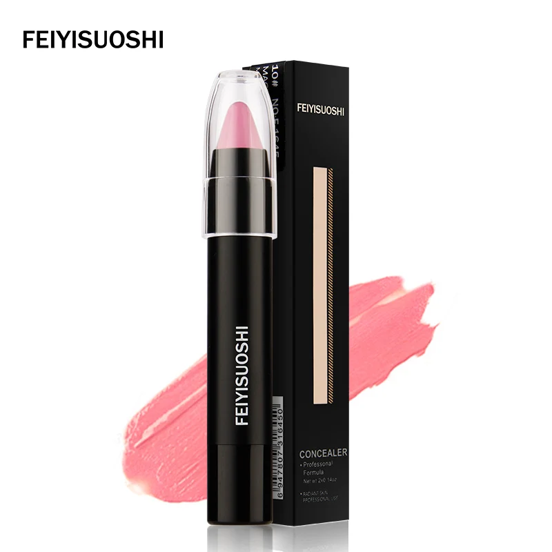 FEIYISUOSHI 12 видов цветов консилер Карандаш Водостойкий мерцающий макияж порошок