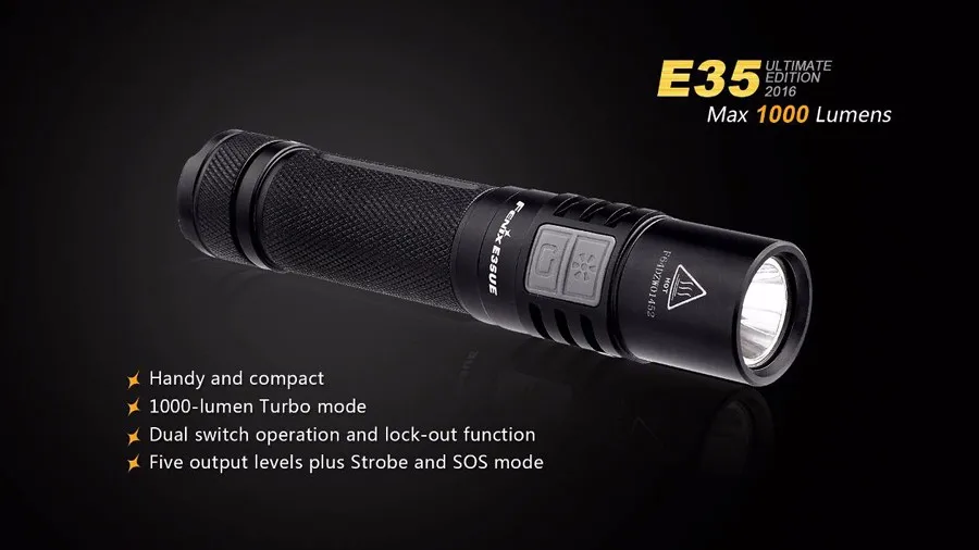 Fenix E35 UE Ultimate Edition CREE XM-L2 U2 светодиодный фонарик 1000 люмен