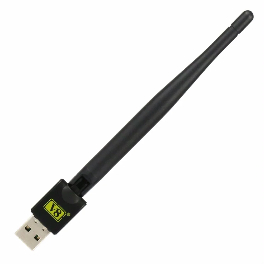 [Подлинный] полезный USB Wi-Fi беспроводной RT5370 HD wifi USB адаптер ТВ-приемник для V7 V8S D1S Испания LNB ТВ-тюнер спутниковый приемник