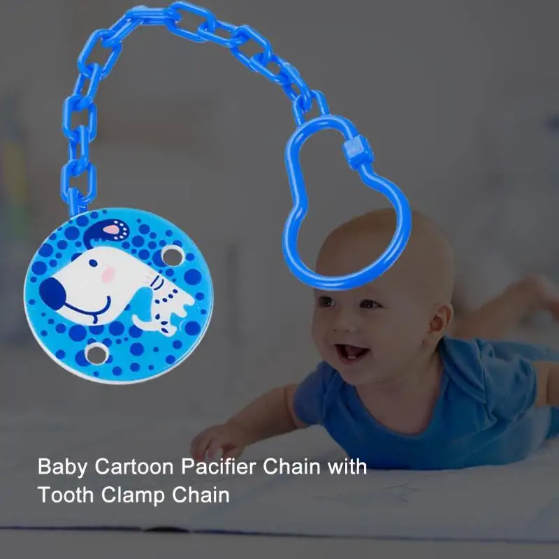 

Baby Infant Toddlers PP Strap Pacifier Chains Safe Teething Chain Baby Teether Eco-friendly Pacifier Clips Holder Chain