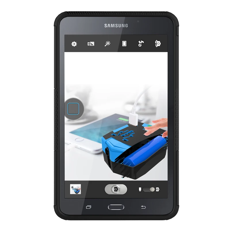 2 в 1 Гибридный Ударопрочный ПК Жесткий Чехол для Samsung GALAXY Tab A 7 0 2016 T280 T285